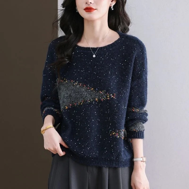 Alexandra Women's Relaxed Textured Knit Sweater
