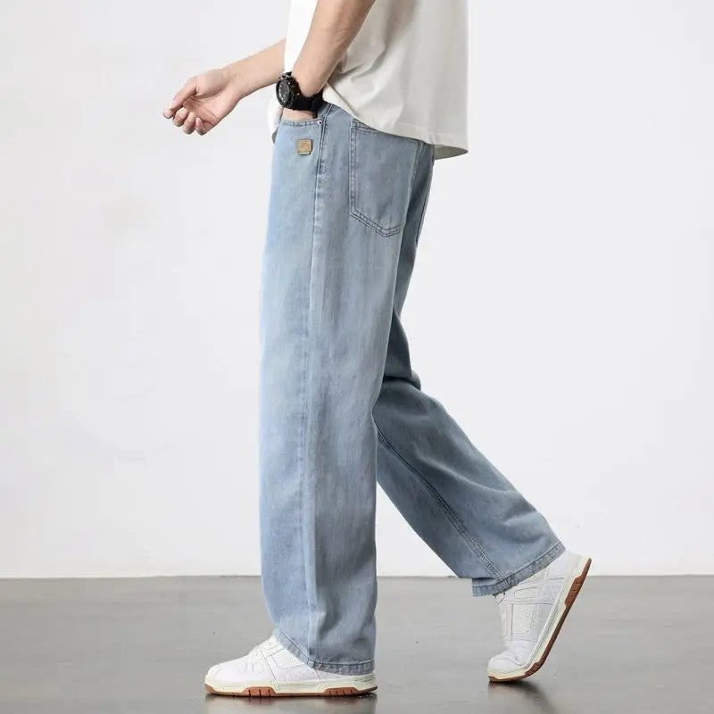 Arden Relaxed Wide-Leg Denim Jeans