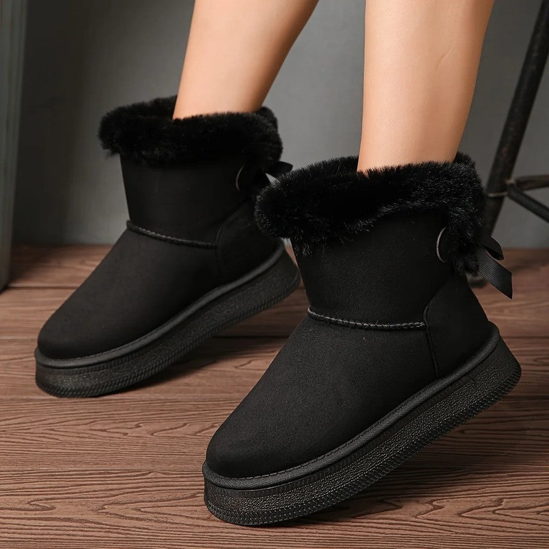 Lunelle Cozy Faux Fur Ankle Boots