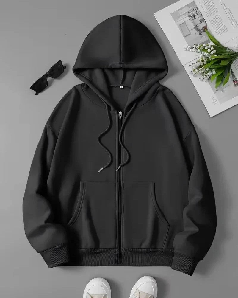Marta Oversized Zip Hoodie Jacket