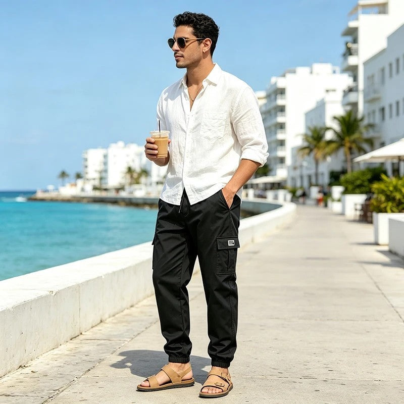 Ravik Relaxed Fit Cargo Jogger Pants