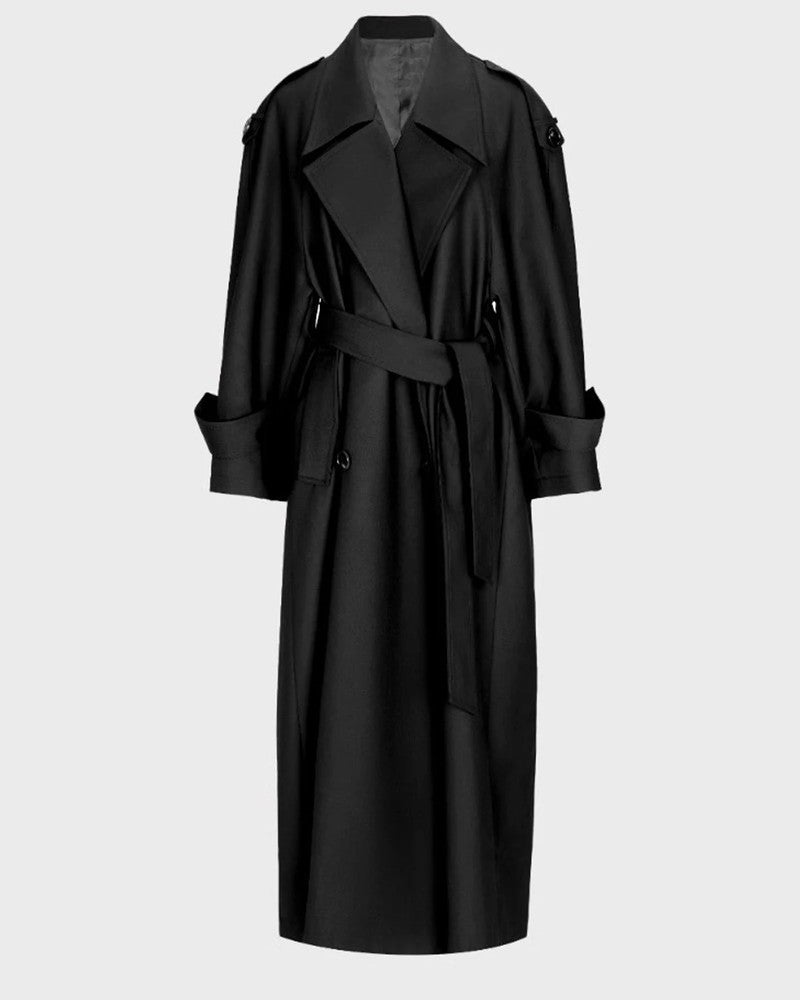 Aldous Relaxed Double-Breasted Trench Coat