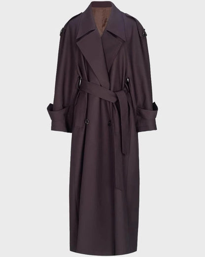 Aldous Relaxed Double-Breasted Trench Coat