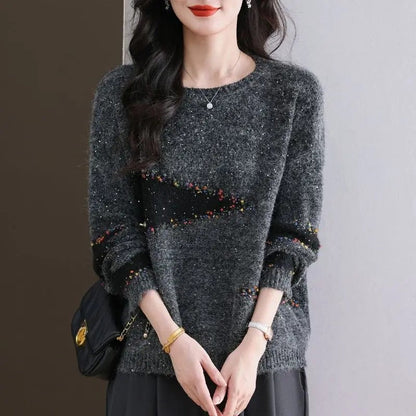 Alexandra Women's Relaxed Textured Knit Sweater