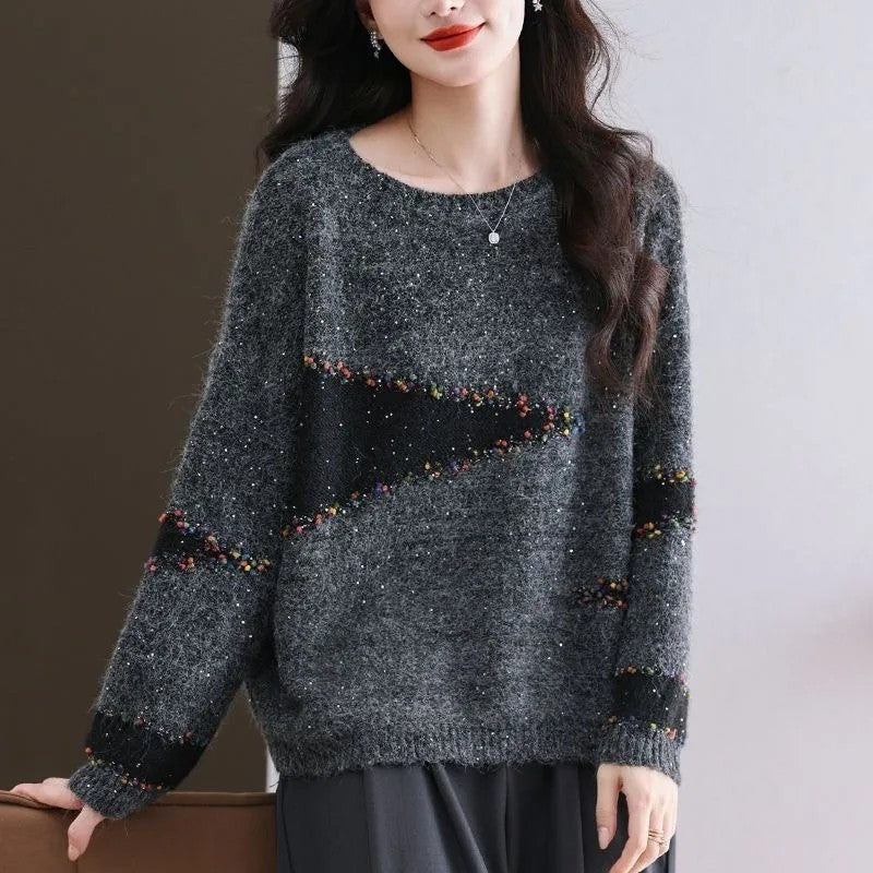 Alexandra Women's Relaxed Textured Knit Sweater