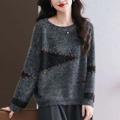 Alexandra Women's Relaxed Textured Knit Sweater