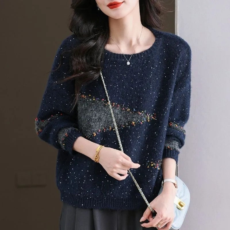 Alexandra Women's Relaxed Textured Knit Sweater