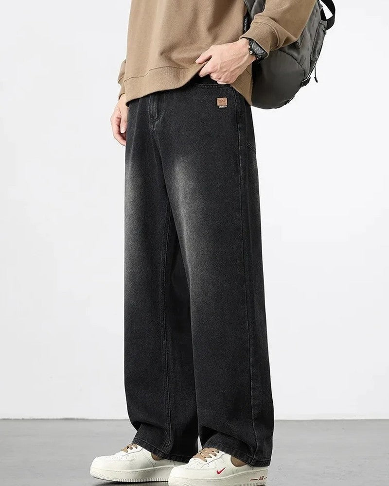 Arden Relaxed Wide-Leg Denim Jeans