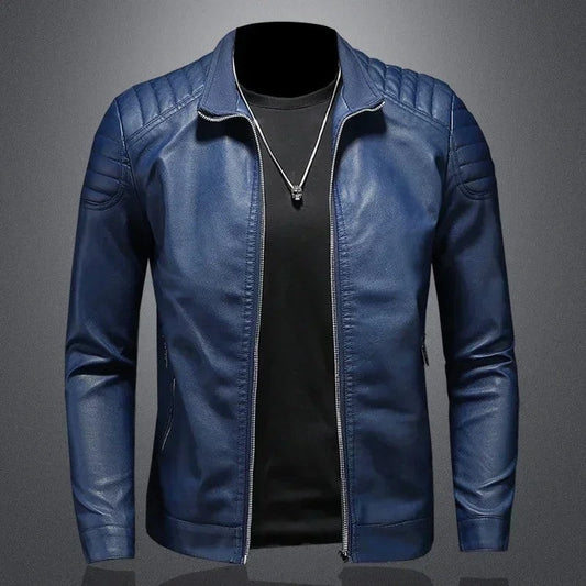 Arvane Quilted Shoulder Moto Jacket