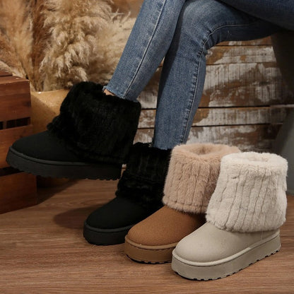Arvella Plush Lined Winter Ankle Boots