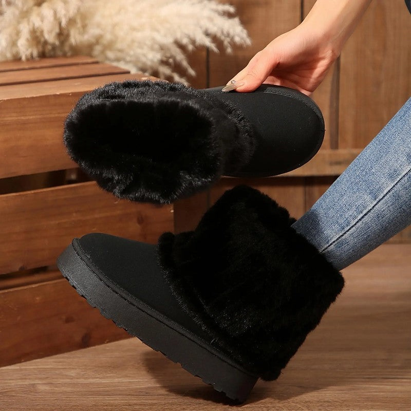 Arvella Plush Lined Winter Ankle Boots