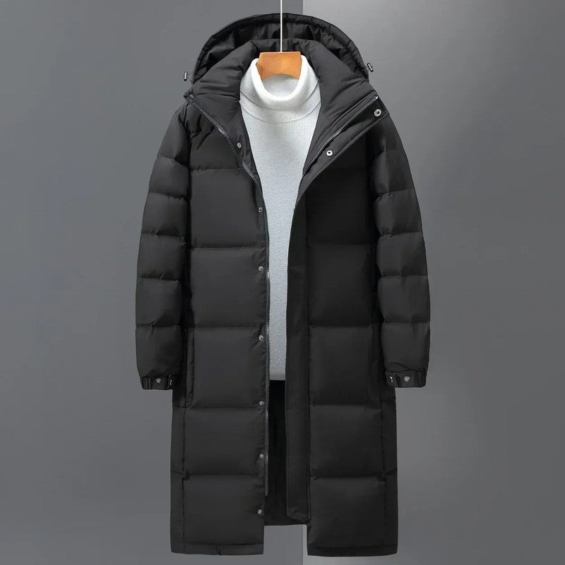 Arvian Long Hooded Puffer Coat