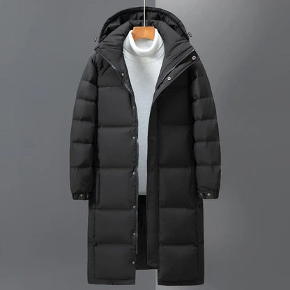 Arvian Long Hooded Puffer Coat