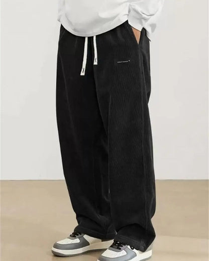 Arvion Relaxed Corduroy Drawstring Pants