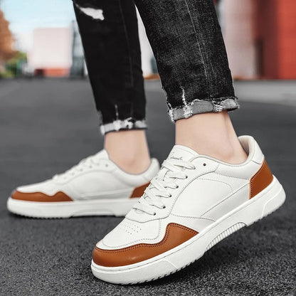 Calviro Low-Top Minimalist Court Sneakers