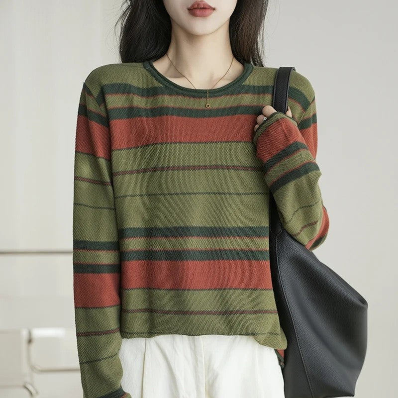 Christine Women's Relaxed Stripe Knit Sweater
