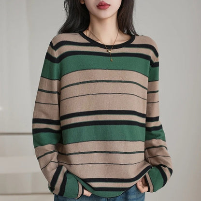 Christine Women's Relaxed Stripe Knit Sweater