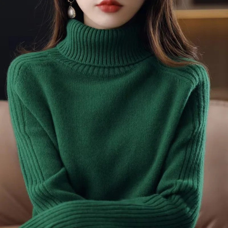 Elaris Ribbed Knit Turtleneck Sweater