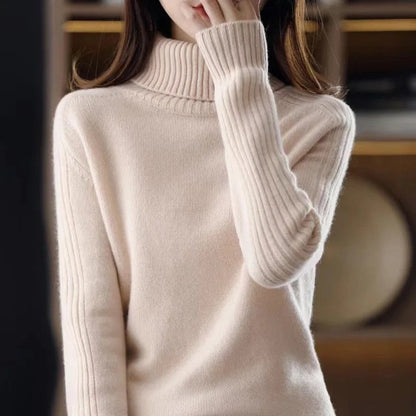 Elaris Ribbed Knit Turtleneck Sweater