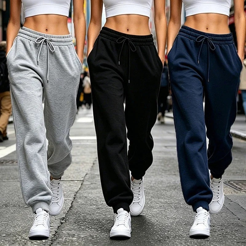 Elira Relaxed Drawstring Fleece Joggers