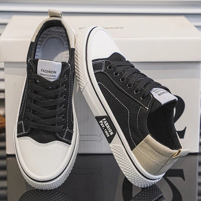 Ethan Men's Canvas Low-Top Skate Sneakers