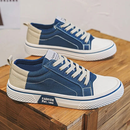 Ethan Men's Canvas Low-Top Skate Sneakers