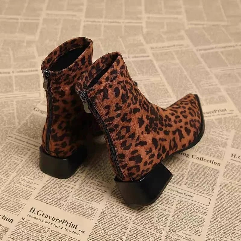 Claudia Bold Pointed Toe Ankle Boots