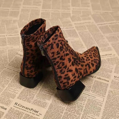 Claudia Bold Pointed Toe Ankle Boots