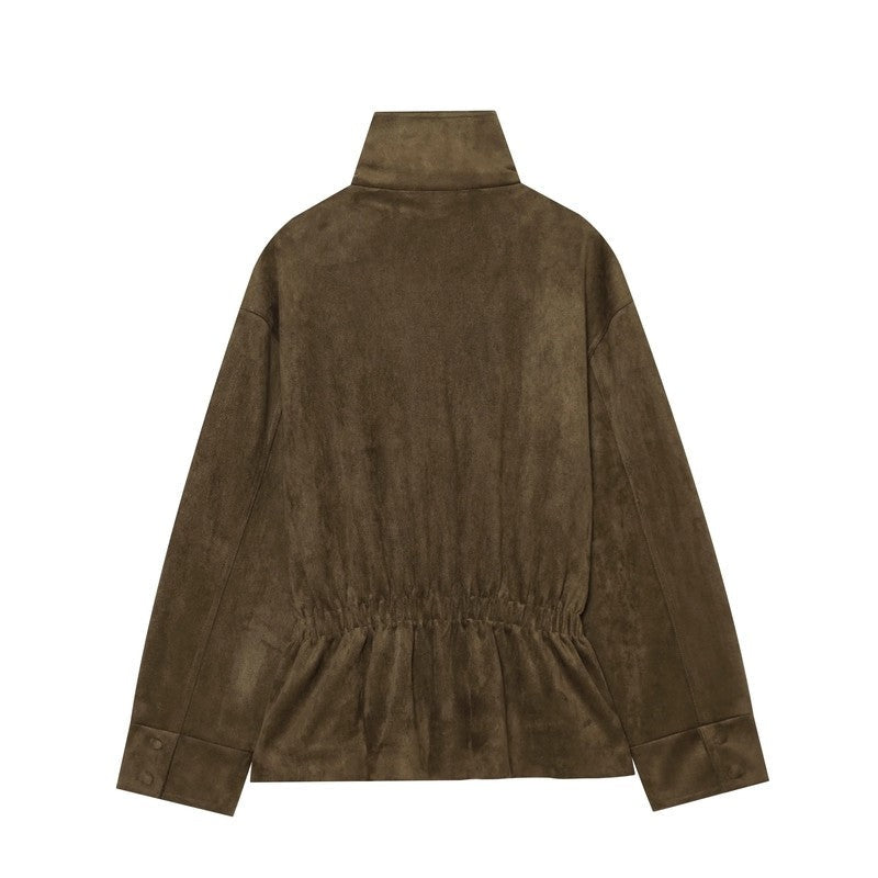 Isolde Belted High Collar Jacket