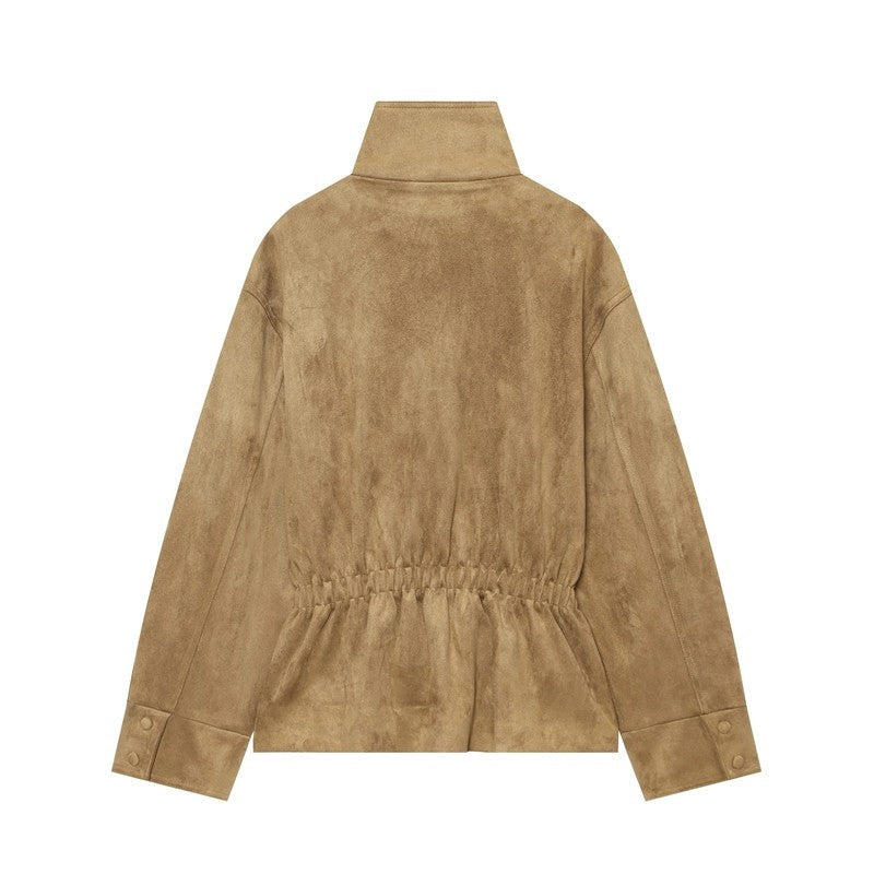 Isolde Belted High Collar Jacket