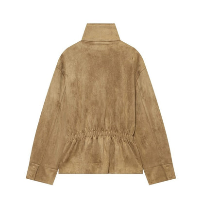 Isolde Belted High Collar Jacket