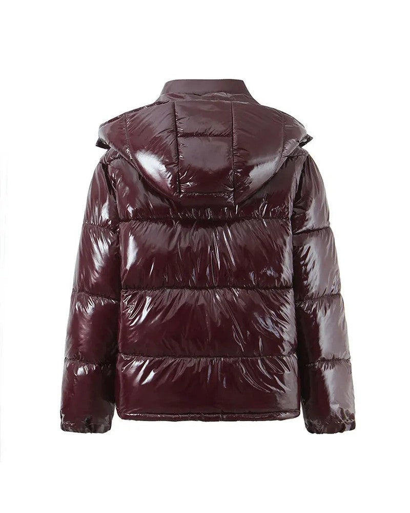 Jardine Glossy Hooded Puffer Jacket