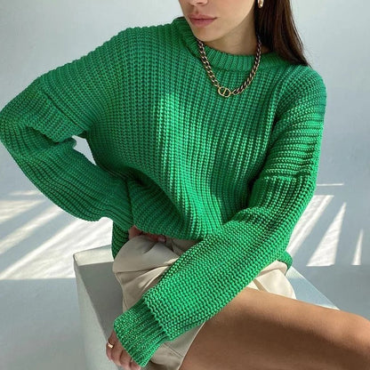 Maria Relaxed Chunky Knit Sweater