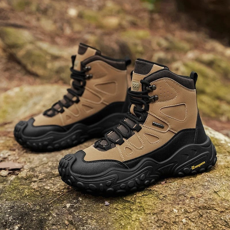 Jovarn Rugged Waterproof Hiking Boots