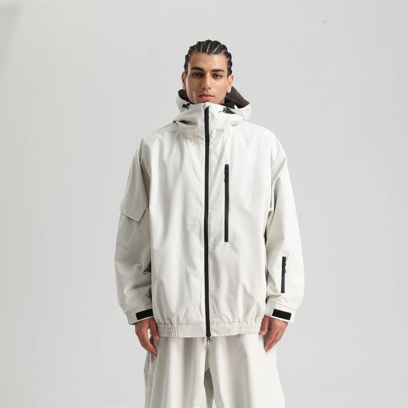Kavrin Oversized Hooded Windbreaker Jacket