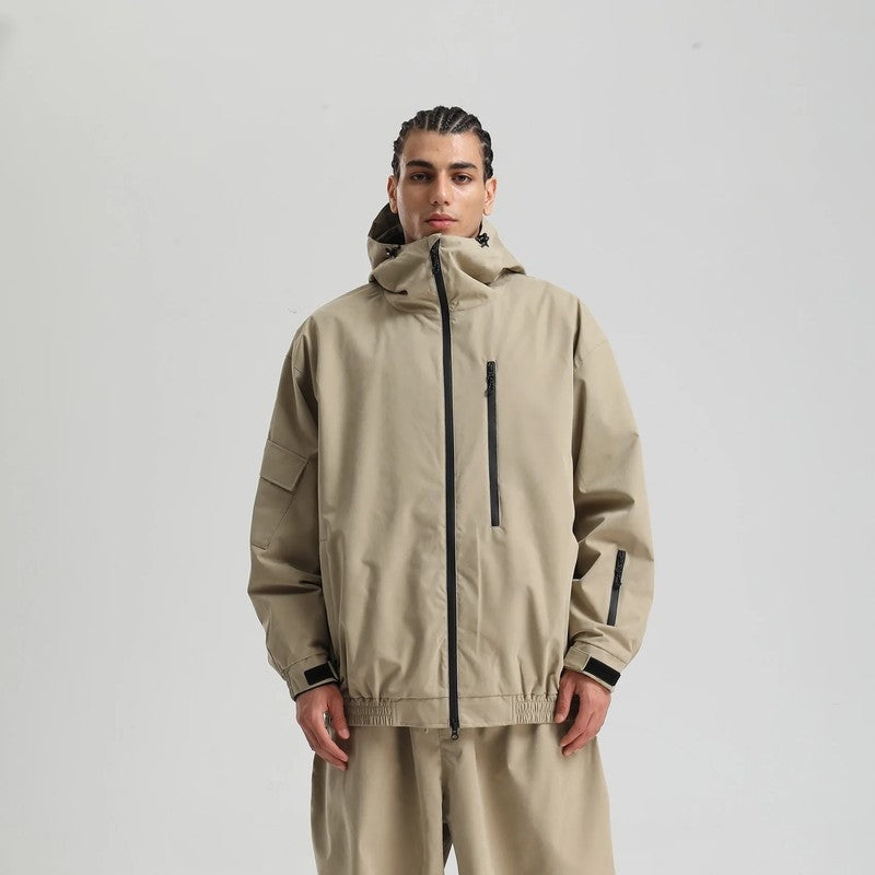 Kavrin Oversized Hooded Windbreaker Jacket