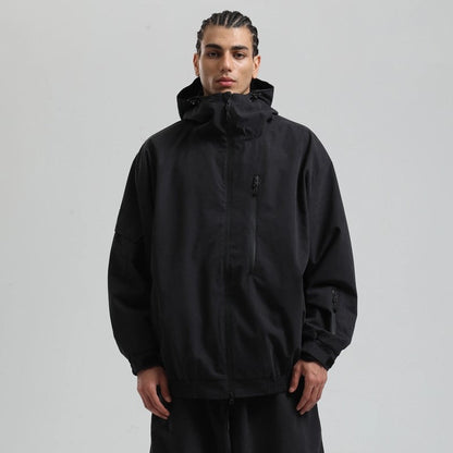 Kavrin Oversized Hooded Windbreaker Jacket