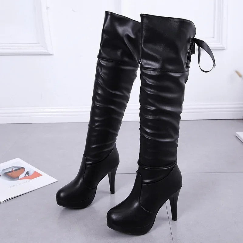 Lauren Platform Stiletto Over-the-Knee Boots