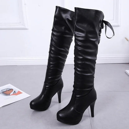 Lauren Platform Stiletto Over-the-Knee Boots