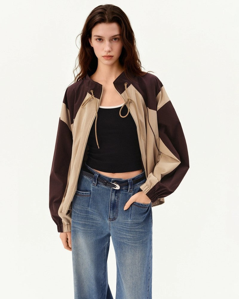 Lunari Relaxed Drawstring Zip Jacket