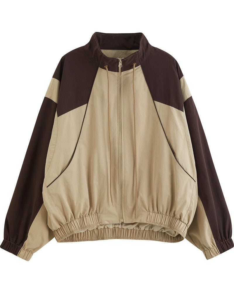 Lunari Relaxed Drawstring Zip Jacket