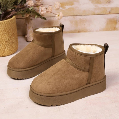 Lunira Platform Shearling Lined Ankle Boots