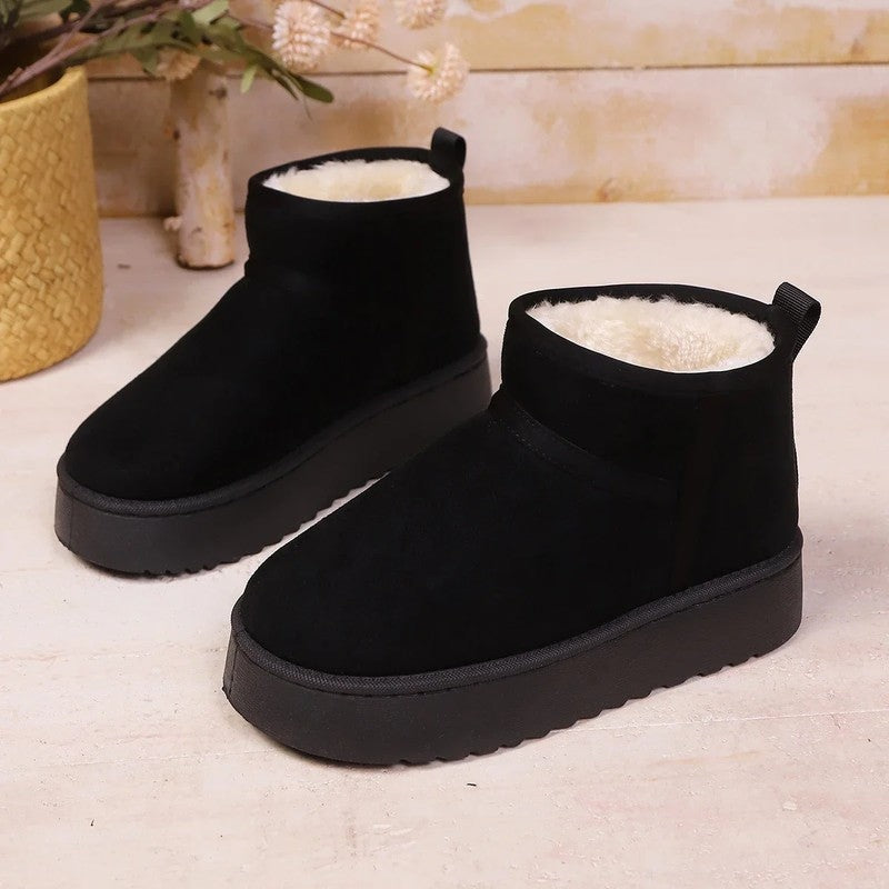 Lunira Platform Shearling Lined Ankle Boots