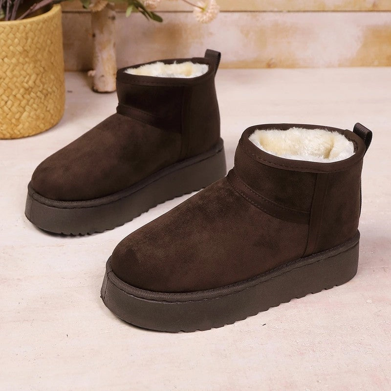 Lunira Platform Shearling Lined Ankle Boots