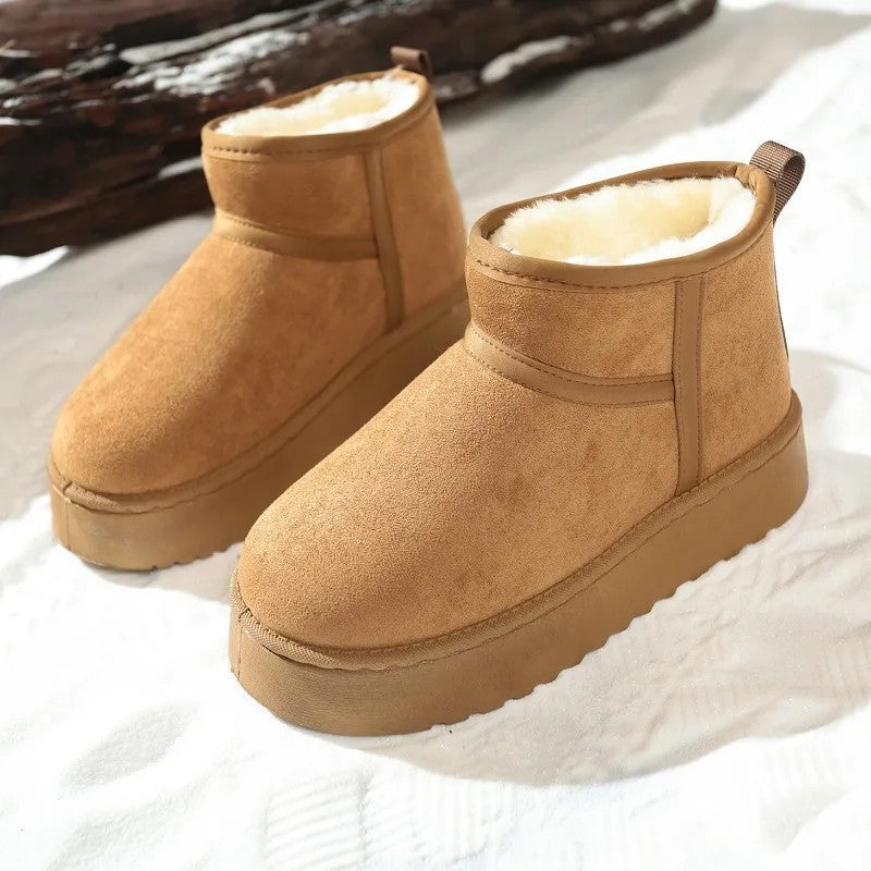 Lunira Platform Shearling Lined Ankle Boots