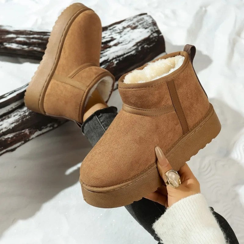 Lunira Platform Shearling Lined Ankle Boots