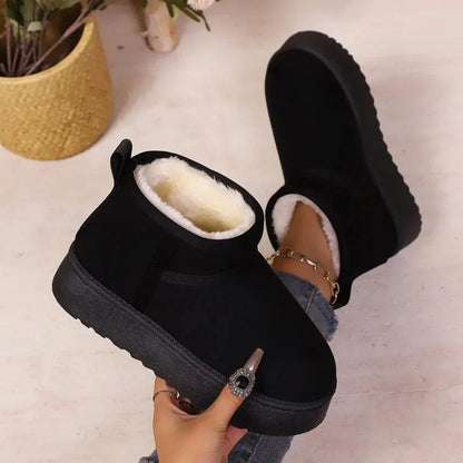 Lunira Platform Shearling Lined Ankle Boots