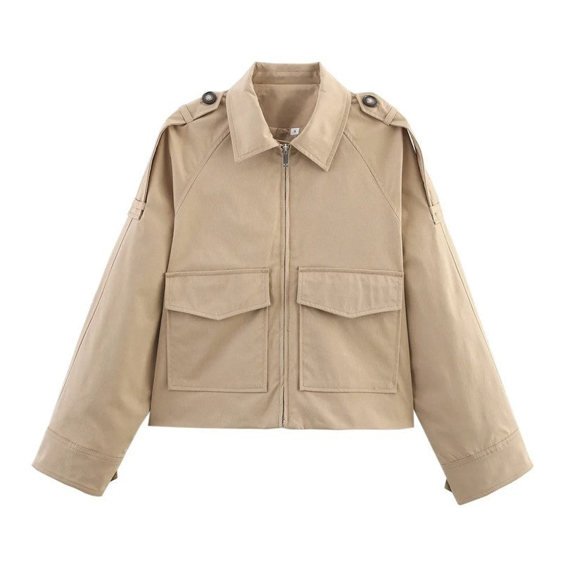Marais Utility Cropped Zip Jacket