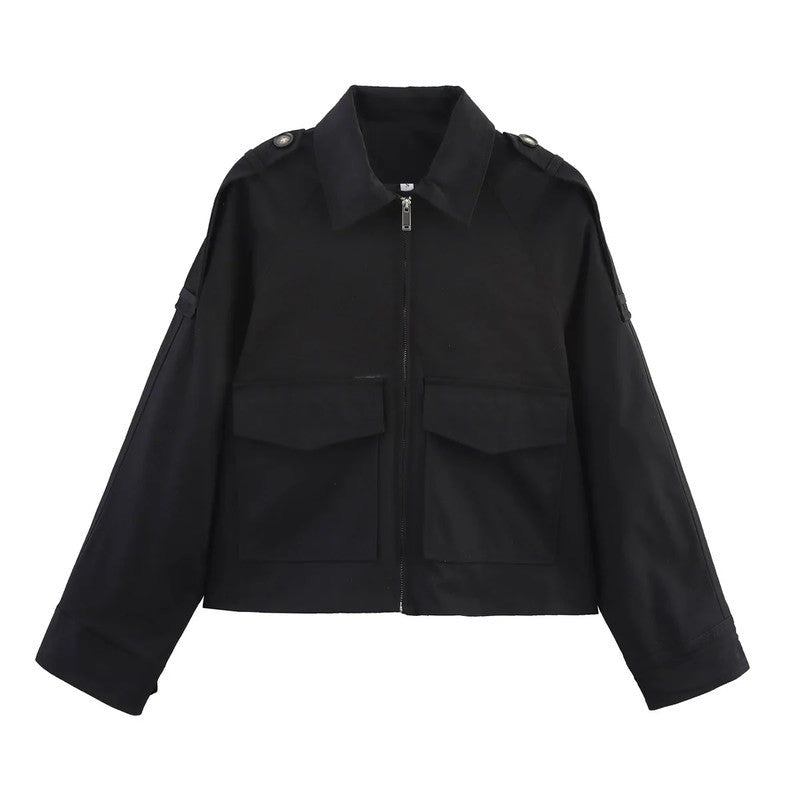 Marais Utility Cropped Zip Jacket
