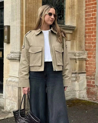 Marais Utility Cropped Zip Jacket